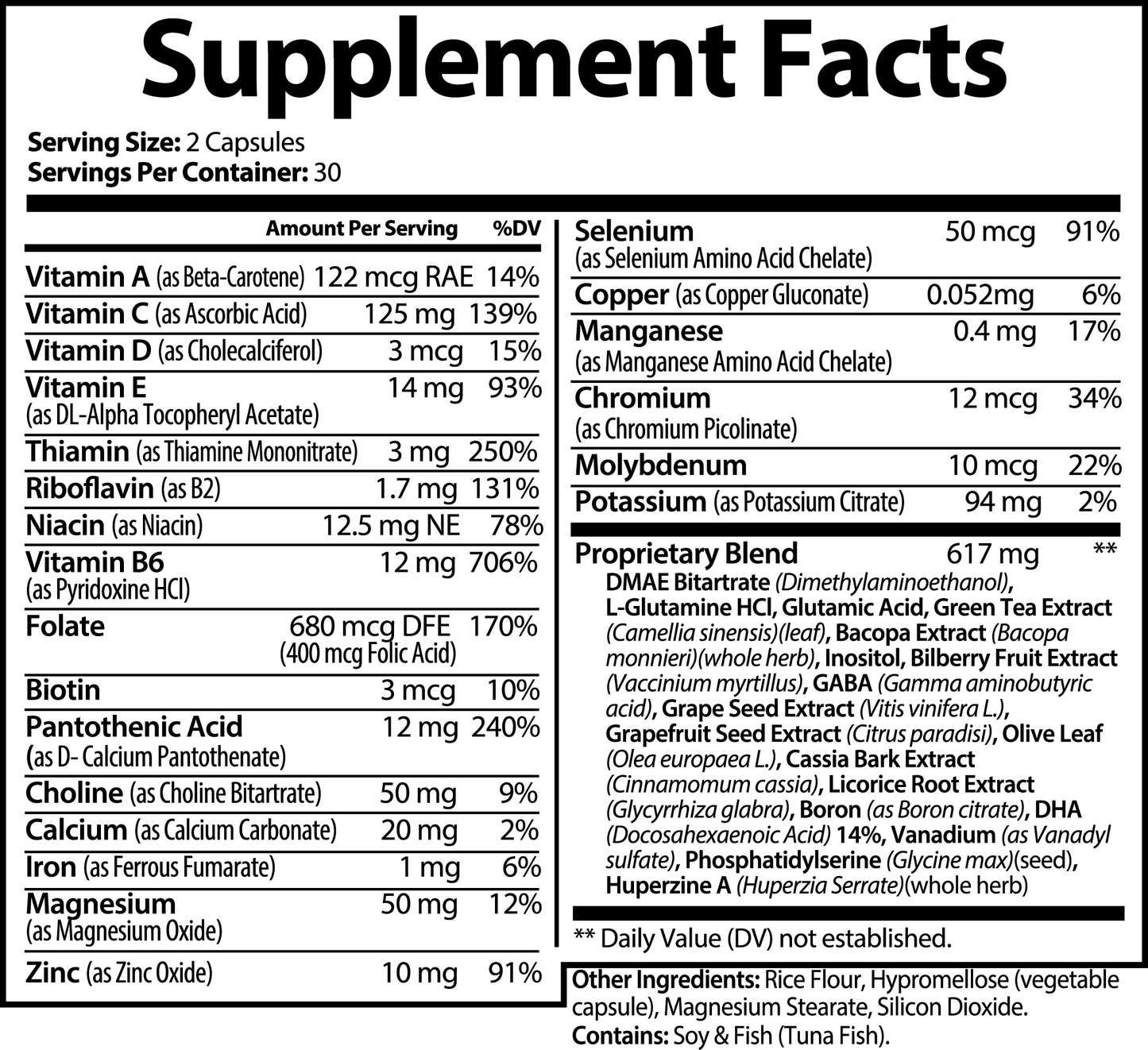 FOCUS8+: BRAIN + FOCUS NOOTROPIC